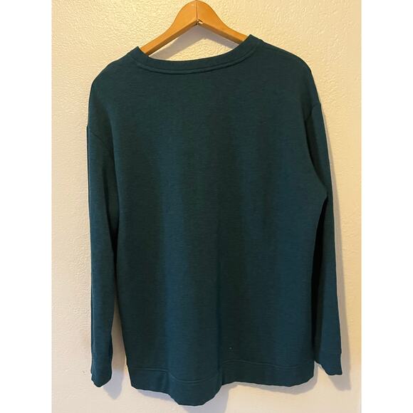 Women's Green Orvis Buttery Soft Cozy Winter Fall Sweatshirt Size Large - Picture 2 of 5